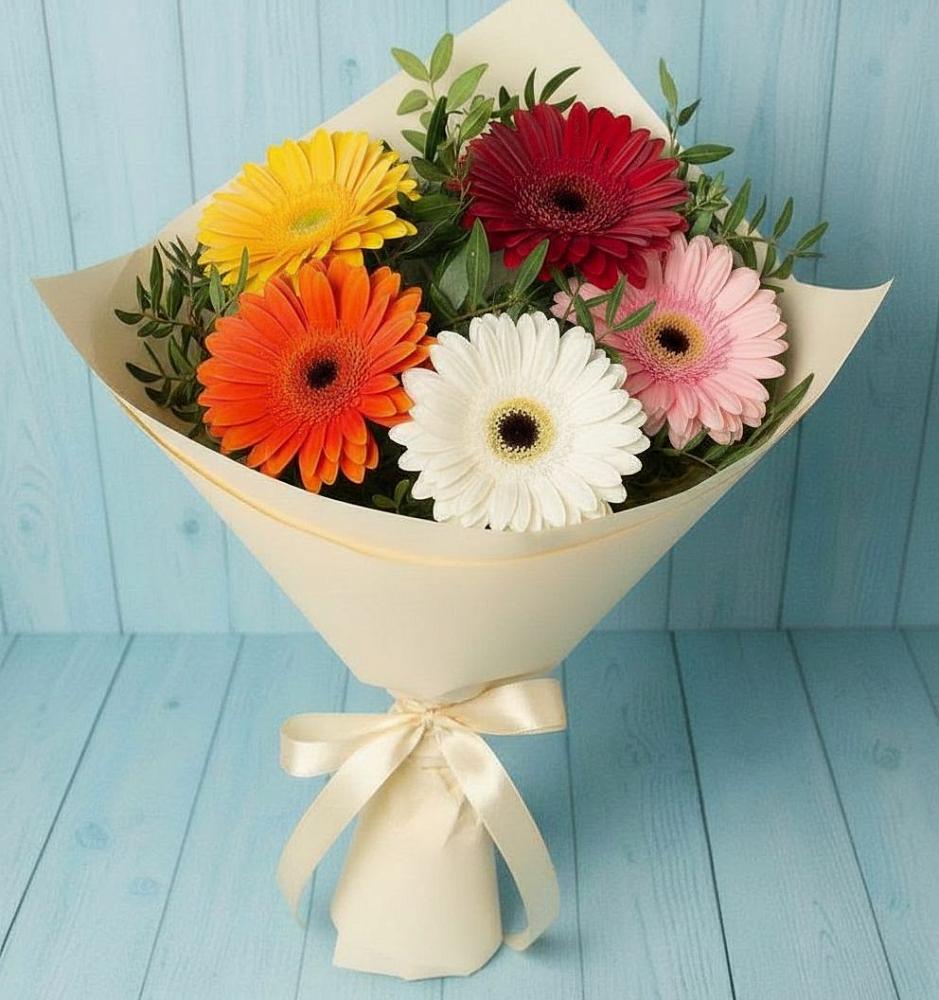 Букет цветов из: Герберы в Красноярской Ростовская область