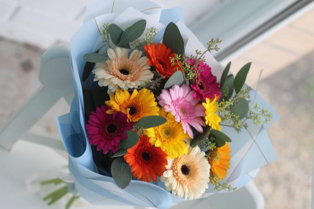 Букет цветов из: Герберы в Красноярской Ростовская область