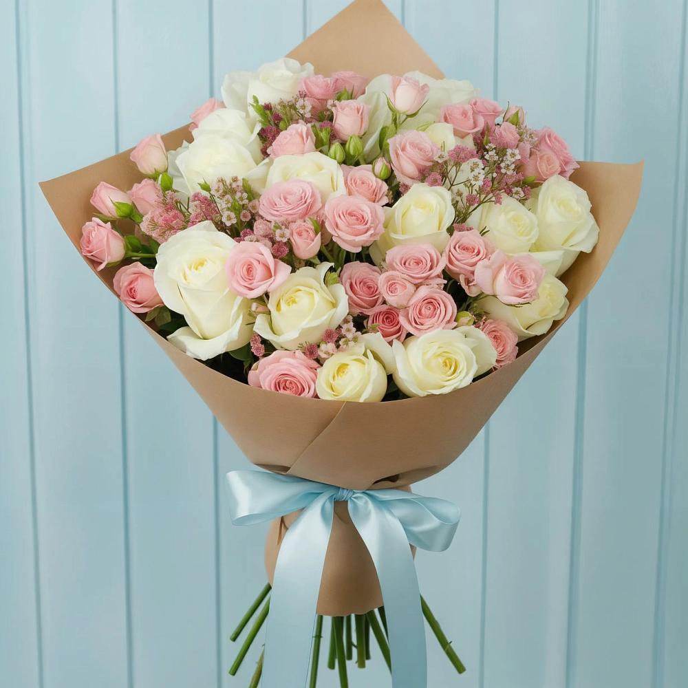 Букет цветов из: Розы в Красноярской Ростовская область