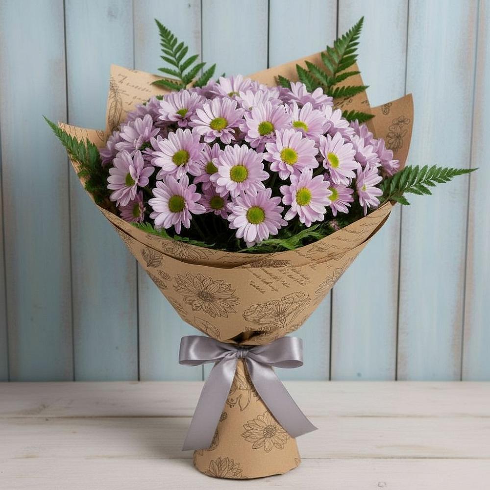 Букет цветов из: Хризантемы в Красноярской Ростовская область
