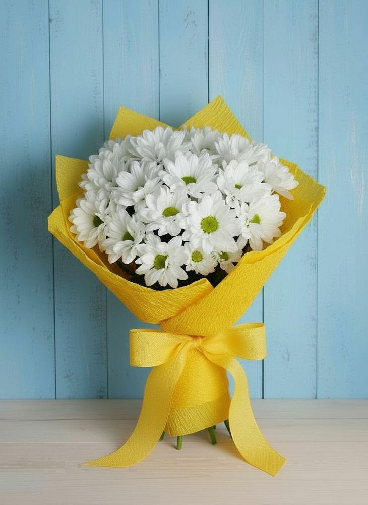 Букет цветов из: Хризантемы в Красноярской Ростовская область