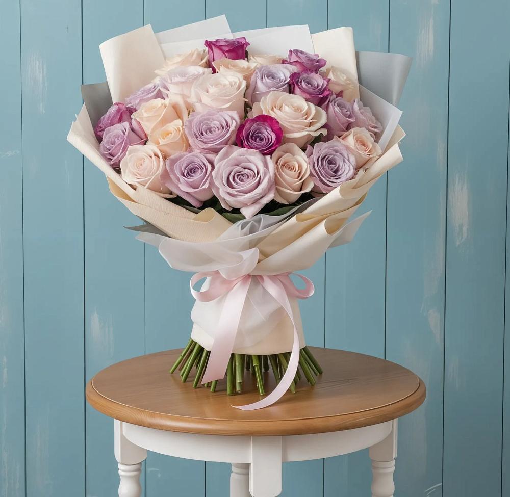 Букет цветов из: Розы в Красноярской Ростовская область