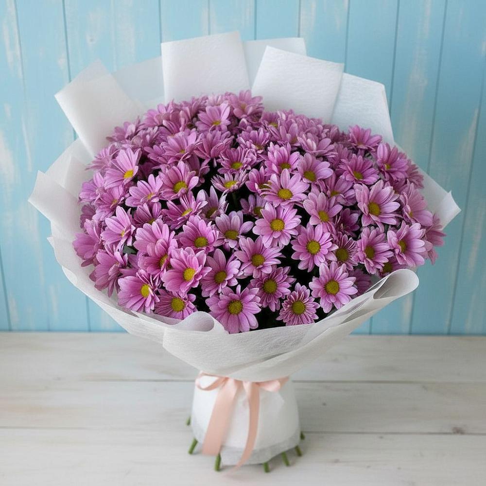 Букет цветов из: Хризантемы в Красноярской Ростовская область