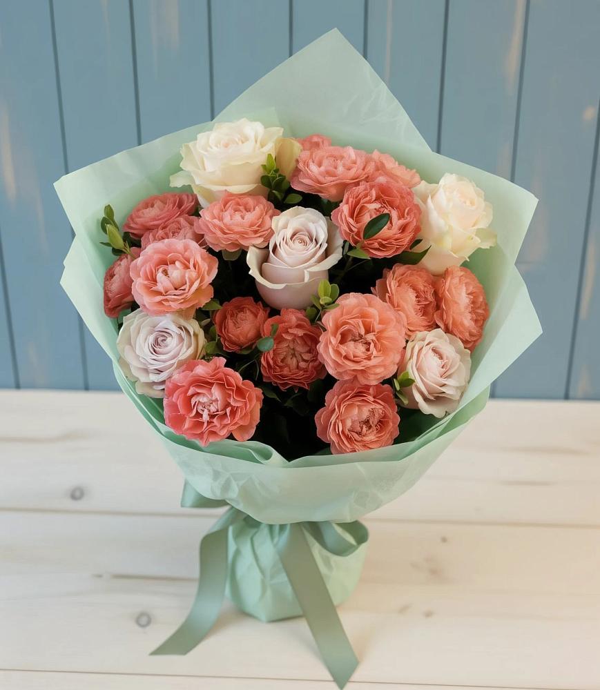 Букет цветов из: Розы в Красноярской Ростовская область