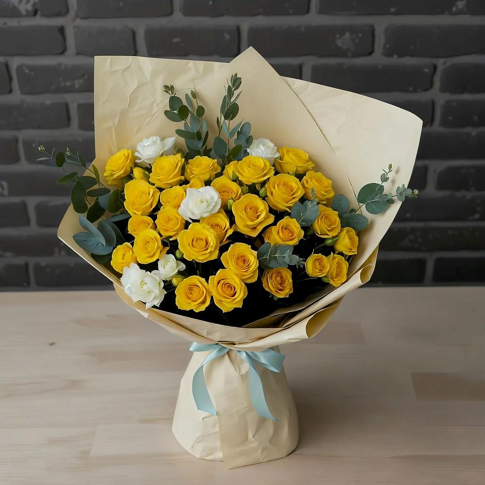 Букет цветов из: Розы в Красноярской Ростовская область