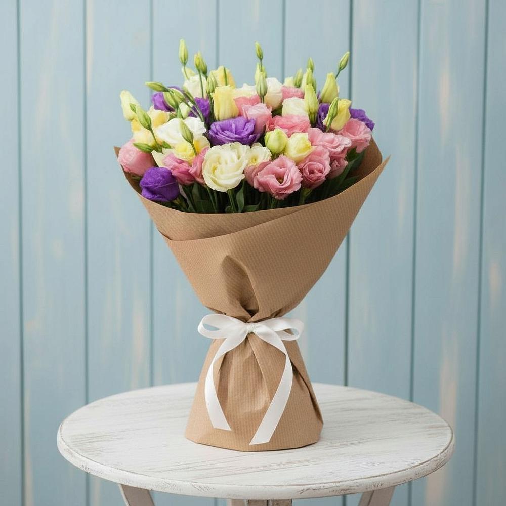 Букет цветов из: Лизиантусы в Красноярской Ростовская область