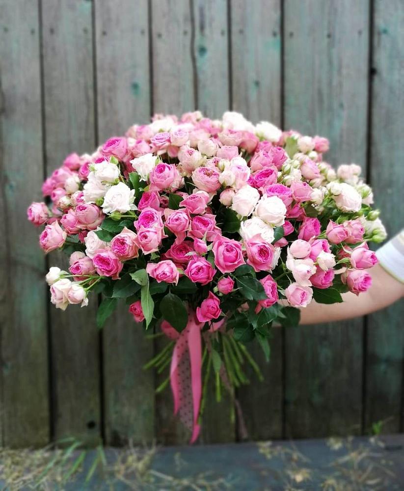 Букет Розовые кустовые розы Натали и Лав Лидия в Красноярской Ростовская область