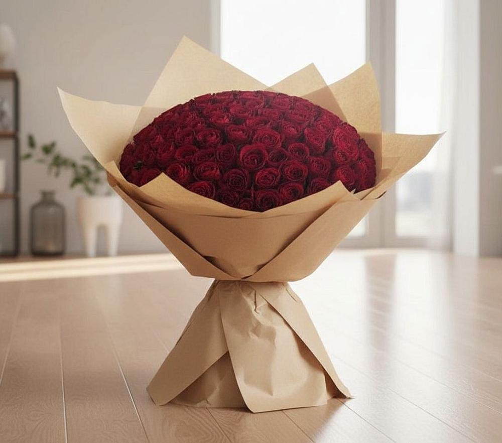 Букет 101 Красная роза в Красноярской Ростовская область