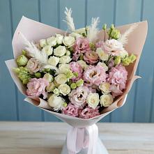 Букет цветов из:  Альстромерии и Розы в Красноярской Ростовская область