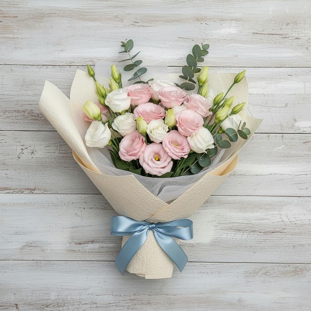 Букет цветов из: Лизиантусы в Красноярской Ростовская область